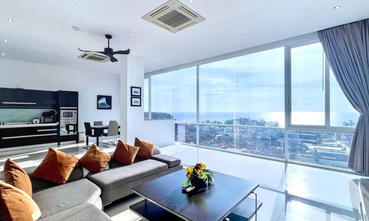 Karon Apartment | A2 - 4 Bedrooms Duplex Serviced Apartment with Stunning Sea View, Karon Beach
