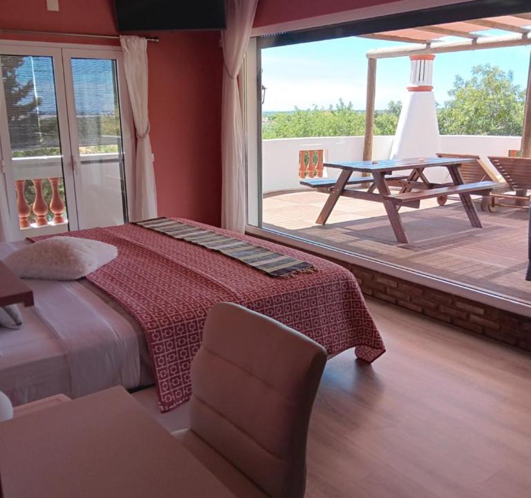 Santo Estevao House | Alojamento local Patudos, Suite com terraço privado