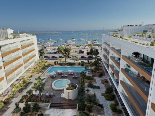 Olhao Apartment | Luxurious Apartment with Sea View, Pools, Fitness