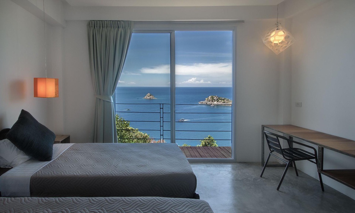 Koh Tao Villa | Philip's villa 2 is a bright property with a private sea view pool.