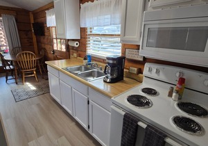 Log Cabin 9 at Osborn Boat Ramp on Patoka Lake in Jackson Township