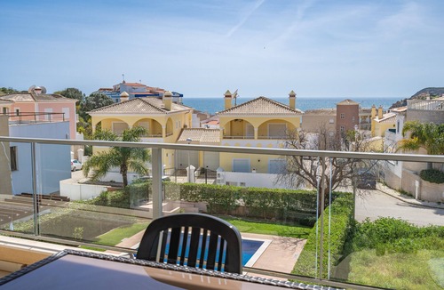 Burgau Apartment | Apartment 'Brightness Comfort In Burgau' with Sea View, Wi-Fi and Air Conditioning