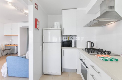 Cabanas Apartment | Apartment 'Golden Sea' with Shared Pool, Wi-Fi and Air Conditioning