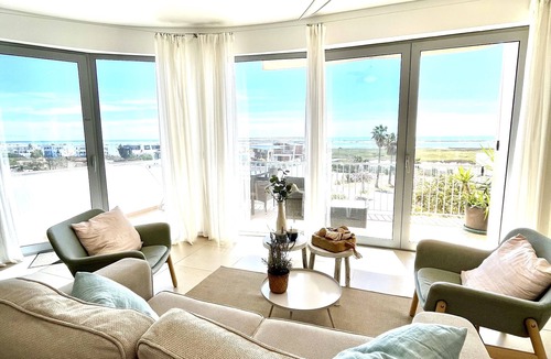 Olhao Apartment | Awesome! Vista Mar apartment - sea view - rooftop - swimming pool *