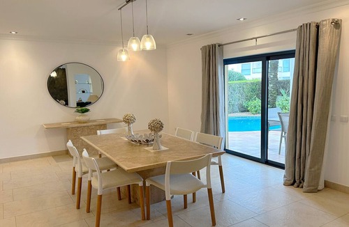 Porto de Mos House | Deluxe 3 Bedroom Villa w/Heated Pool, Walking distance to Beach, Wifi, A/C