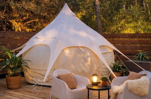 Colares RV Rental | Family glamping within walking distance to three beaches