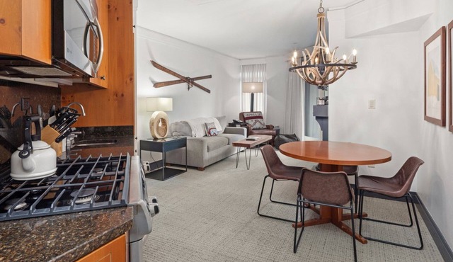 #1302 |2 bdrm | Directly inside The Lodge At Spruce Peak | Ski in Ski out in Stowe