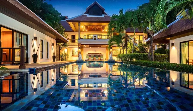 1350㎡ Gated Private Royal Pool Beach Villa 4 bdrsn