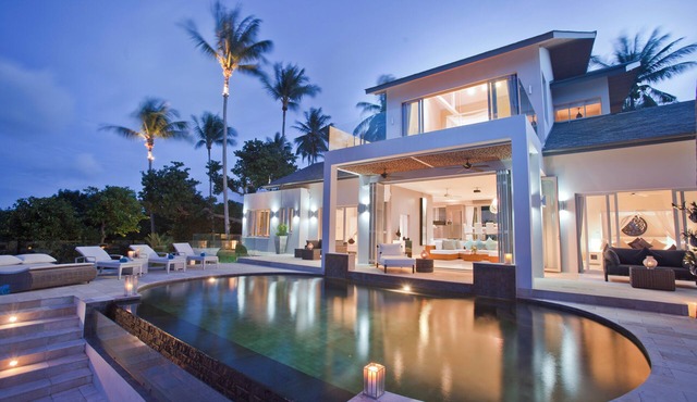 5-Bed Amazing Villa top of Bophut Hill with Epic Views of Samui & Nearby Islands