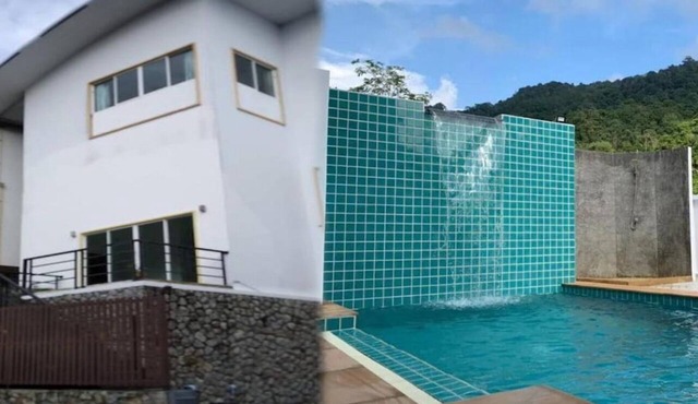 Charming Hillside 3 Bedroom Vacation Home with Pool