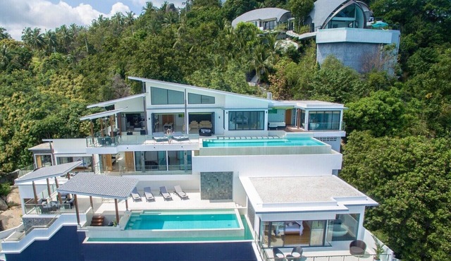 Chaweng Peak Villas - Infinity Pools Sleep 12 in Chaweng Noi