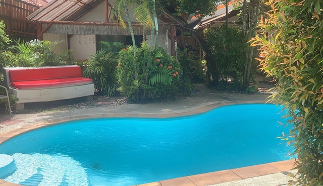 Cozy resort featuring 3 bungalows and a pool for you to enjoy, privately.