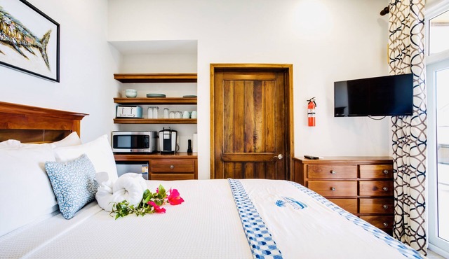 Economy Studio beachfront with swim up pool bar in Placencia