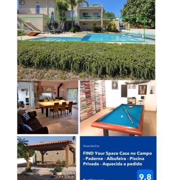 FIND Your Space Casa no Campo - Paderne - Albufeira - Piscina Privada - Aquecida a pedido