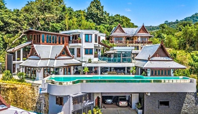 Luxurious 180 degree Seaview 6 Bedrooms Private Pool Villa in Kamala