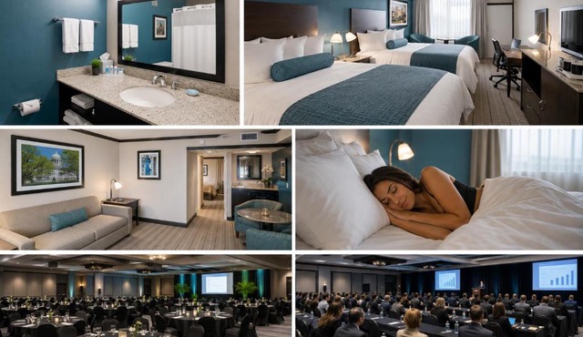 OKC Hotel Suites, Event Center, indoor Pool and Arcade, 5 Min from Downtown & Fairgrounds in Oklahoma City