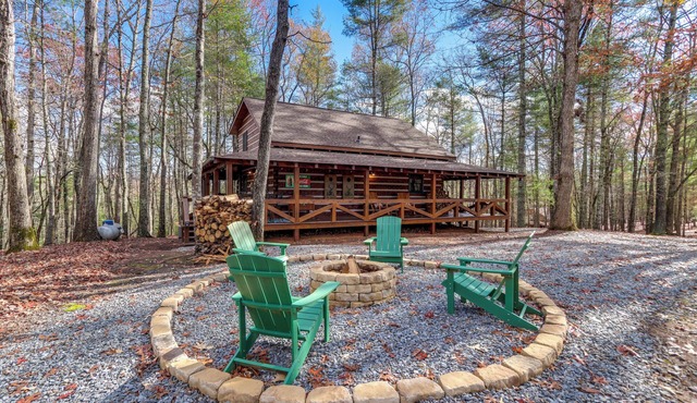 Ridgetop Cabin in Blue Ridge! Wraparound Porch! in Blue Ridge