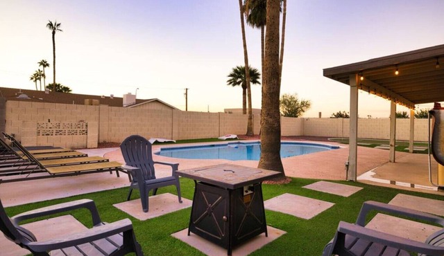 Scottsdale Palms | Pool+Spa+Putting+Fire Pit+MORE! in Scottsdale
