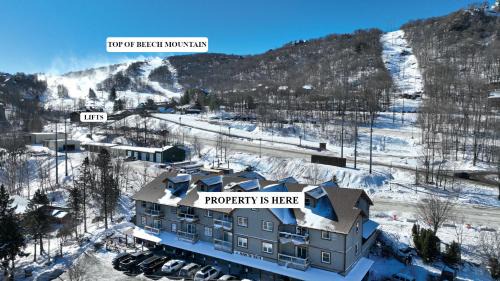 Ski Resort Backyard Walk to Lifts Brewery Coffee in Beech Mountain
