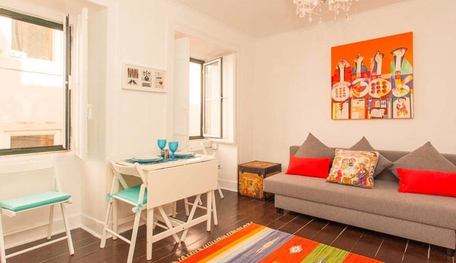 The Shabby Chic Bairro Alto is a One-bedroom Apartment Located in Bairro Alto
