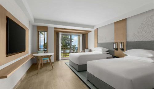 Larger Guest room, 2 Doubles, Ocean view