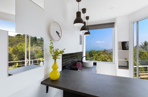 Bophut Hills Villa | Stylish Sea View Villa 5 Bedrooms -KBR13